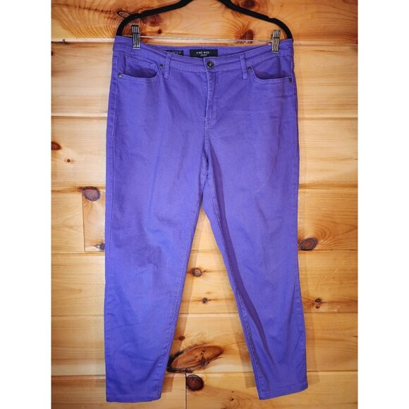 Nine West Jeans Missy Size 12 Skinny Leg 5 Pocket 12/31 - Picture 1 of 8